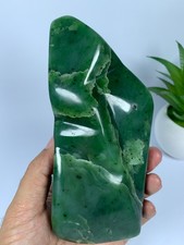 620gram AAA Nephrite Jade Polished Genuine Freeform Rough Crystal, Afghanistan picture