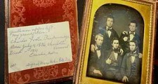1/4 Plate 1850s Group Daguerreotype of Vermont Lawyers, ID'd Breckenridge picture