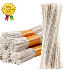 300PCS 6 Inch Pipe Cleaners Bulk Cotton Wire Spikes Pipe Cleaning Brushes picture