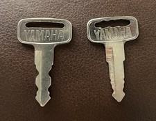 Vintage Old Original Yamaha Ignition Key Set of 2 Keys Golf Cart picture