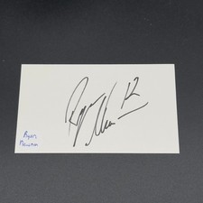 Ryan Newman Signed 3x5 Index Card - NASCAR Racing - TTM Authentic Autograph picture