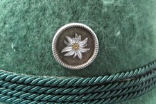Edelweiss Mountain Troop German Military Hat Pin, Badge, Broach (Medium) picture