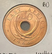 1964-H East Africa 10 Cents UNCIRCULATED Bronze Coin-KM#40 picture