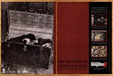 Gangsters 2 Hothouse Trunk - 2 Page Video Game Print Ad Poster Promo Art 2001 picture