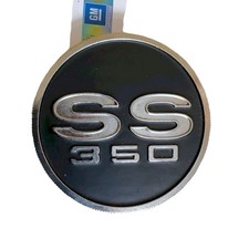 SS 350 1967-1968 Camaro Chevrolet Metal Gas Cap Replica Round Wall Decoration picture