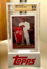 2003-04 Topps LeBron James #221 Rookie RC BGS 9.5 GEM MINT Cavaliers picture