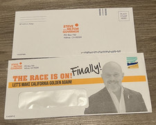 OFFICIAL POLITICAL Envelopes 2026 GOP Steve Hilton for Gov, CA picture