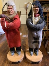 Native American Indian Sculptures SIGNED Hand-made Mary Masters picture