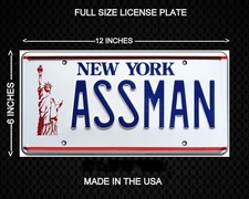 KRAMER IS THE ASSMAN NEW YORK TIN SIGN SEINFELD FULL SIZE ALUMINUM picture