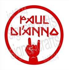 PAUL DI'ANNO decal sticker - IRON MAIDEN, Battlezone, Killers picture