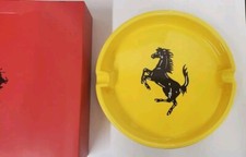 Factory Large Ferrari Scuderia yellow ashtray 24 cm / 9,5 