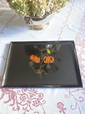 Vintage COUROC Monterey Tray Tiger Lily by Jerry Clarke 1973 18