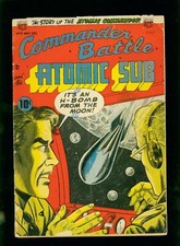 Commander Battle and the Atomic Sub--#3--1954--COMIC BOOK--ACG--VG picture
