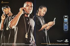 Boost Mobile 2004 Kanye West Ludacris The Game Walkie-Talkie Vintage Print Ad picture