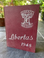 1948 Vintage Liberty High School New York Yearbook Libertas Sullivan County picture