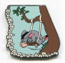 Disney Pin Eeyore on Tree Swing Winnie the Pooh Disney Store UK Exclusive picture