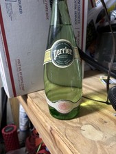 ⭐️Factory Sealed Vintage 1970’s-1980’s Water Bottle France Perrier 23 Fl. Oz picture