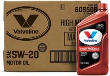 Valvoline Maxlife High Mileage Motor Oil 1 Qt Case Of 6 Synthetic Blend picture