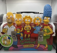 RARE THE SIMPSONS C.C.Lemon Lunch Box Japanese Import Bart Lisa Homer Maggie picture