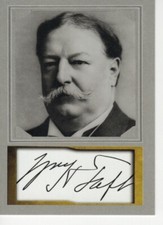 WILLIAM HOWARD TAFT ~  Presidential ACEO Portrait D. Gordon Facs Auto  * NM+ #27 picture