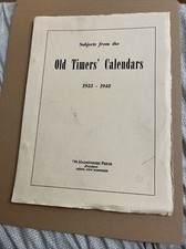VTG Subjects from Old Timers’ Calendars 1933-1948 The Hampshire Press Keene NH picture