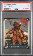 1933 Sea Raiders #1 Blackbeard PSA 1 Total PSA POP 52 WWG picture