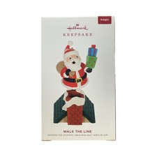 2019 Hallmark Walk The Line Ornament - Johnny Cash - Santa Claus on Rooftop picture