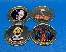 Universal HHN 35 Halloween Horror Nights 2026 Medallion Coin Tribute Full Set 4 picture