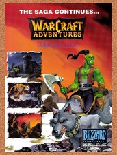 1996 WarCraft Adventures Lord Of The Clans PC Original Advert / Retro Promo v1 picture