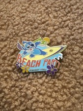 Disney Pin Escape to Paradise Beach Party Hawaiian Style - Stitch picture