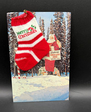 House of Santa Claus North Pole Alaska Santa Postcard Mini Stocking picture