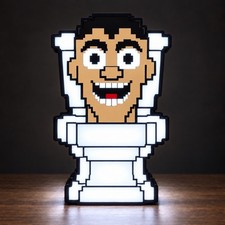 Skibidi Toilet Brainrot LED Light- Pixel Character Gaming Room Decor picture