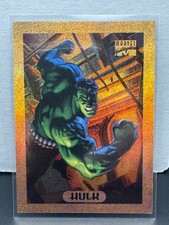 Hulk 1994 Marvel Masterpieces Bronze Holofoil #4 Walmart Rare picture