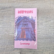 Vtg Goosebumps Address Book R.L. Stine Welcome To Dead House picture