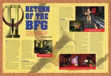 Quake II PC Original 1996 Print Ad - Early Video Game Review Art Promo picture