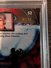 Upper Deck 2016 Captain America: Civil War #52 Chris Evans Auto 07/10 PSA picture