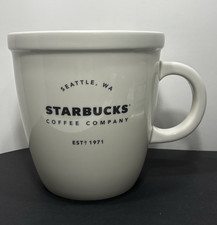 2016 Starbucks Giant Abbey Classic Ceramic Limited Edition Coffee Mug 138oz picture