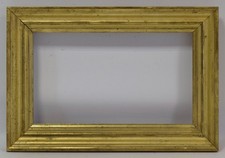 Berliner Leiste 19 c. Old wooden frame in original condition Int: 16.9 x 10.0 in picture