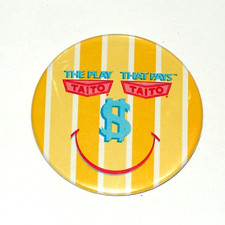 Vintage TAITO Games Promo Advertisement Button Pinback 2 1/2