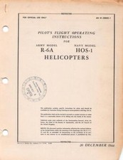 1944 AAF SIKORSKY R-6A HOVERFLY II HELICOPTER PILOT FLIGHT MANUAL HANDBOOK-CD picture