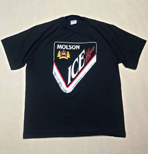 Molson Ice Promo Vintage Shirt All Sport Pro Weight Made in USA XL Single Stitch picture