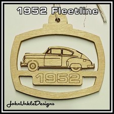 1952 Chevrolet Fleetline 2 door wood ornament picture