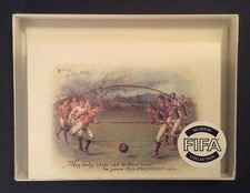 1996 FIFA/Soccer/Futbol Museum Collection - 6 Christmas Greeting Cards/Envelopes picture