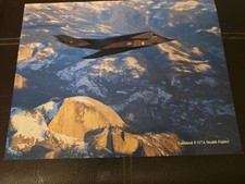 Lockheed F-117A Stealth Fighter 8x10 Art Print Technical Spec Poster Vintage picture