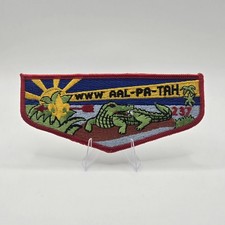 Aal-Pa-Tah Lodge 237 Gulf Stream Council OA Flap Scouting Florida (Red Border) picture