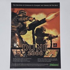 Dune 2000 Sony PlayStation 1 PS1 Turning Up The Heat Print Ad/Poster Promo Art picture