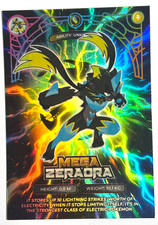 CARD POKEMON MEGA EVOLUTIONS Z-A #22 MEGA ZERAORA M807 Peru Edition 2026 picture