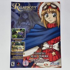 Rhapsody A Musical Adventure PS1 May 2000 Print Ad/Poster Official Promo Art picture