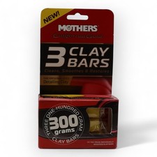 Mothers California Gold Clay Bar 100g Pack of 3 Car Detailing Paint Surface Clea picture