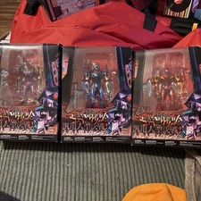 Full Set Neon Genesis Evangelion Figurine Eva-00 Eva-01 Eva-02 Metallic Paint picture